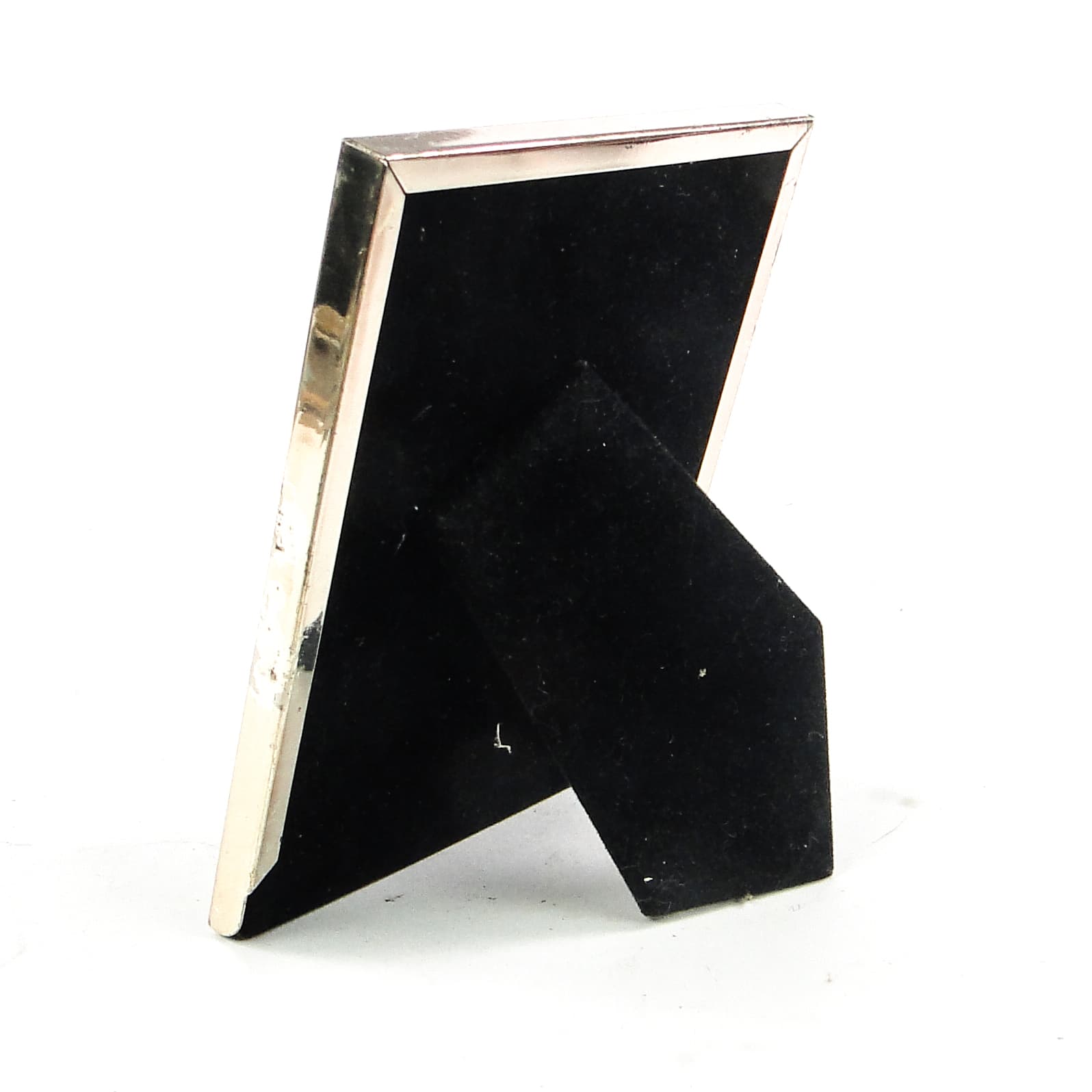 Art Deco photo frame, silver-toned metal, Belgium, 1950s. - 111717