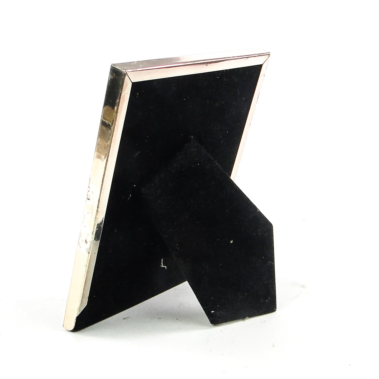 Art Deco photo frame, silver-toned metal, Belgium, 1950s. - 111718