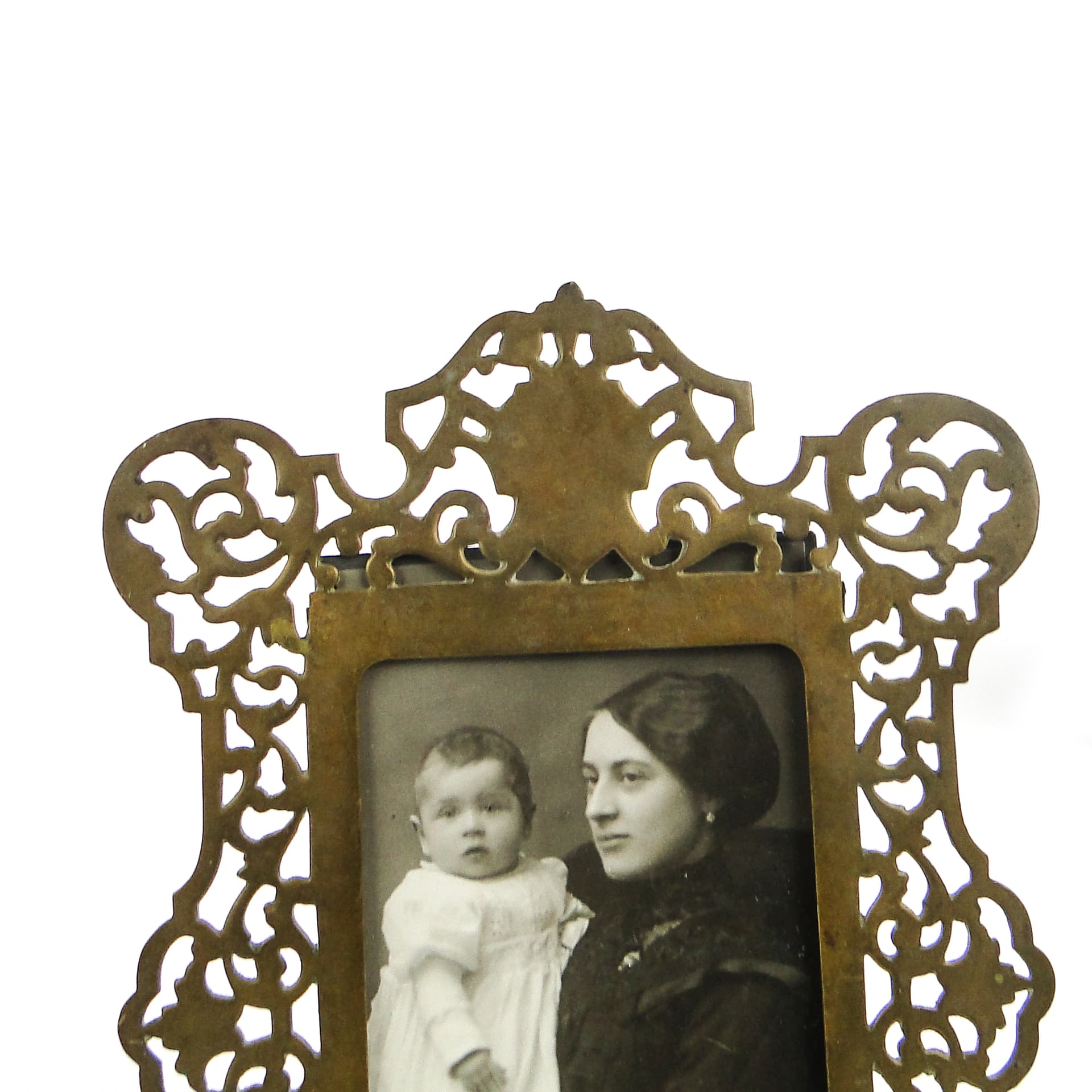 Pair of picture frames, Art Nouveau, brass, Germany, early 20th c. - 111772