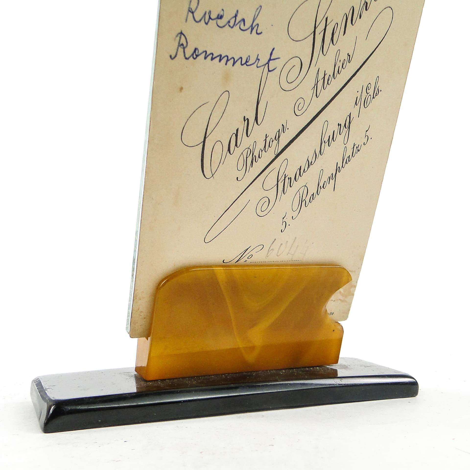 Art Deco photo frame, bakelite, Poland, 1950s. - 111874