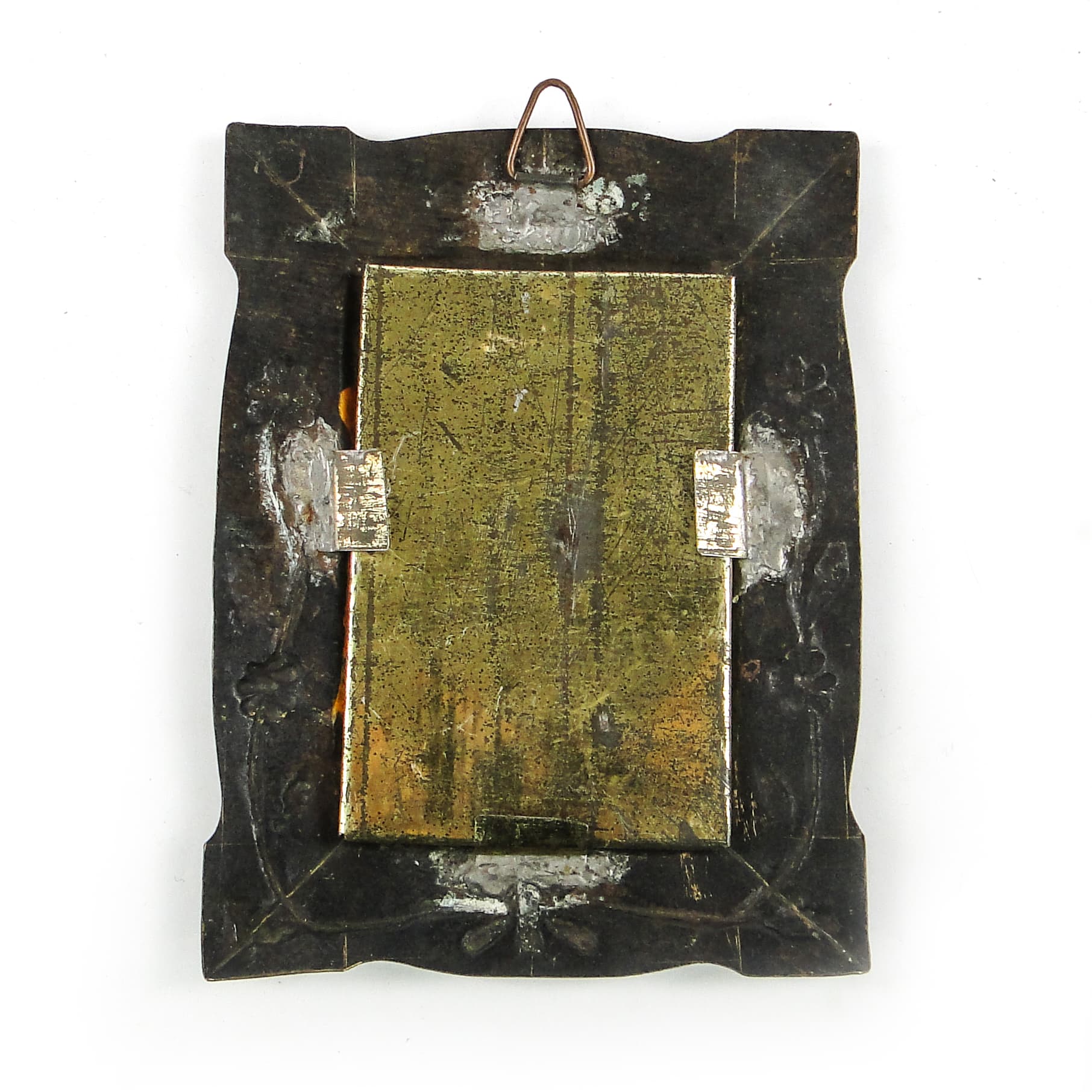 Ramka ścienna Art Nouveau, mosiądz, Szwecja, początek XX w. - 111834