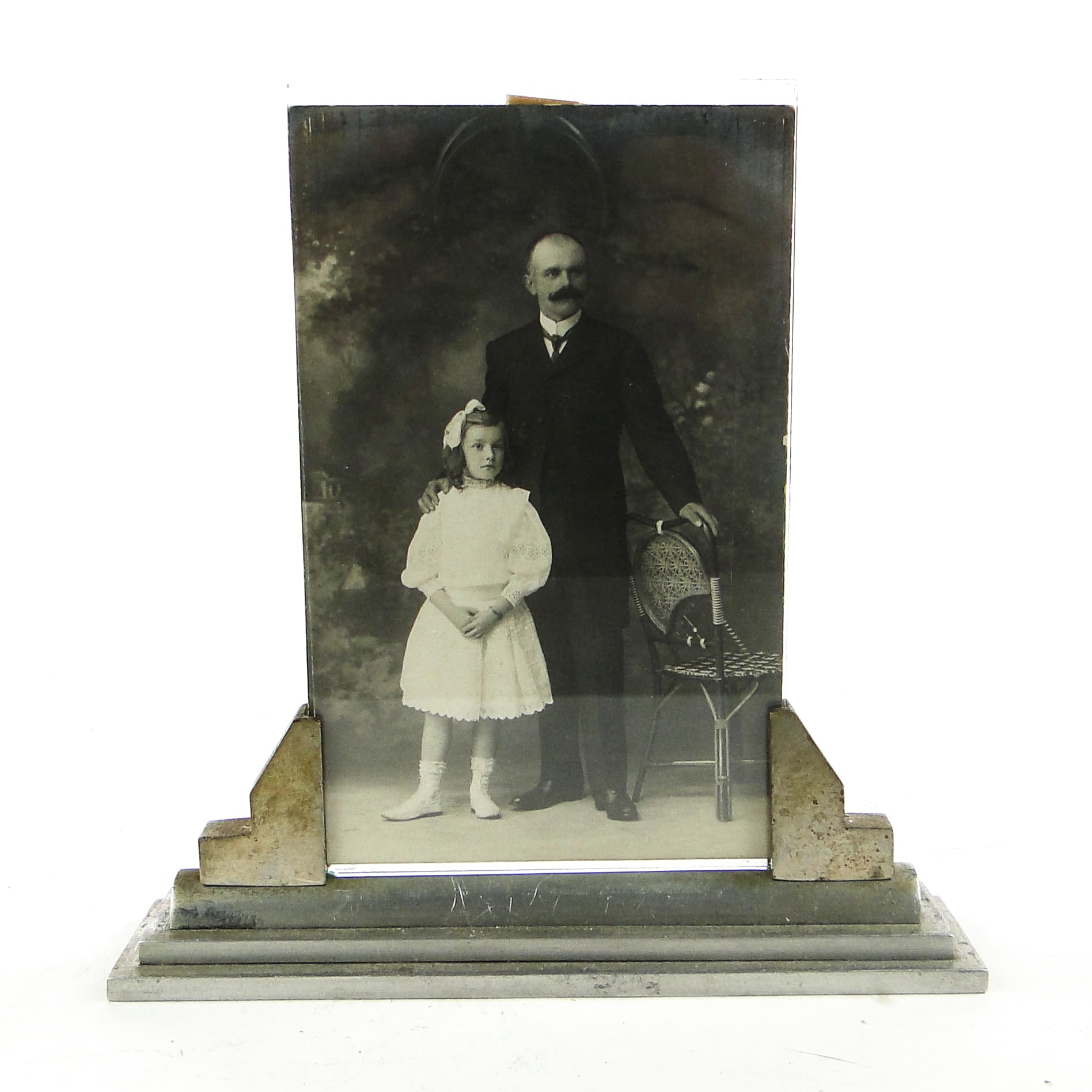 Art Deco photo frame, brass, Germany, 1930s. - 111875