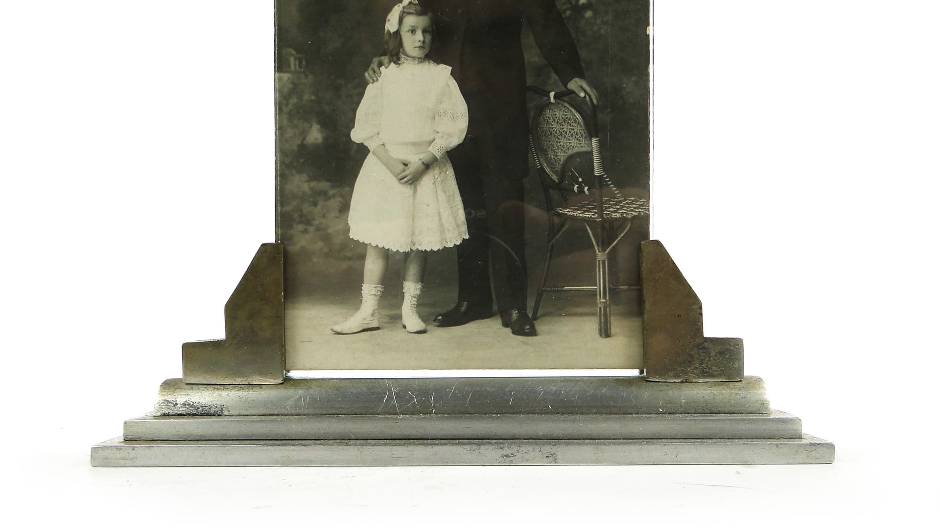 Art Deco photo frame, brass, Germany, 1930s. - 111877