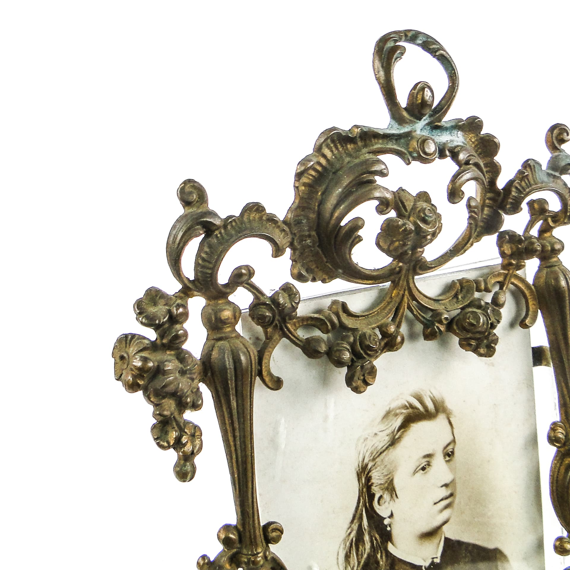 Rococo photo frame, brass, France, 19th c. - 111892