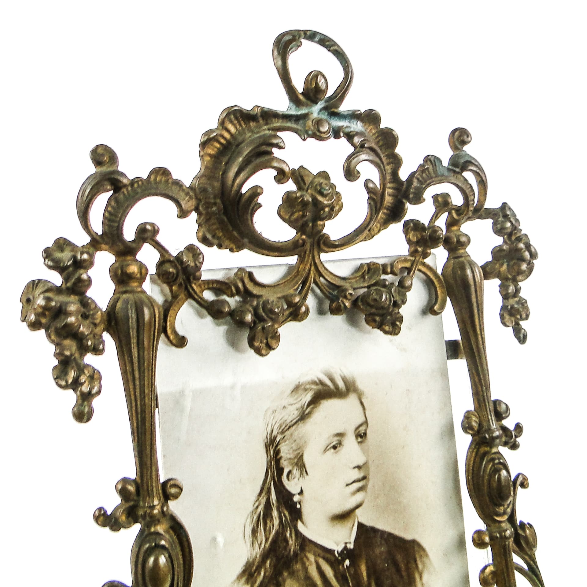 Rococo photo frame, brass, France, 19th c. - 111883