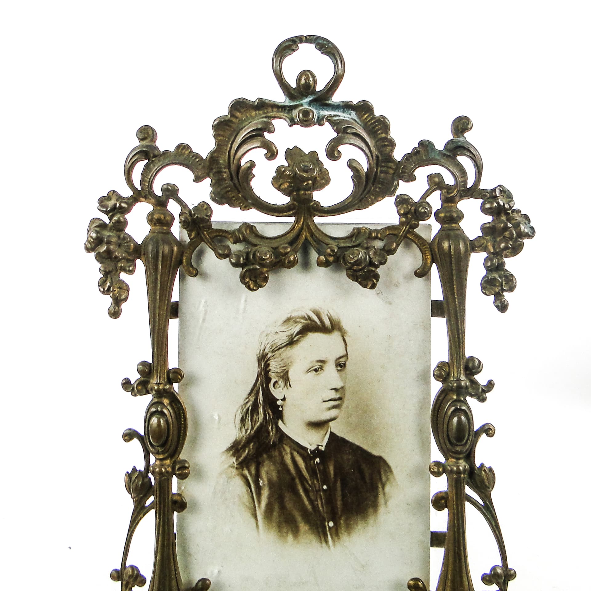 Rococo photo frame, brass, France, 19th c. - 111895