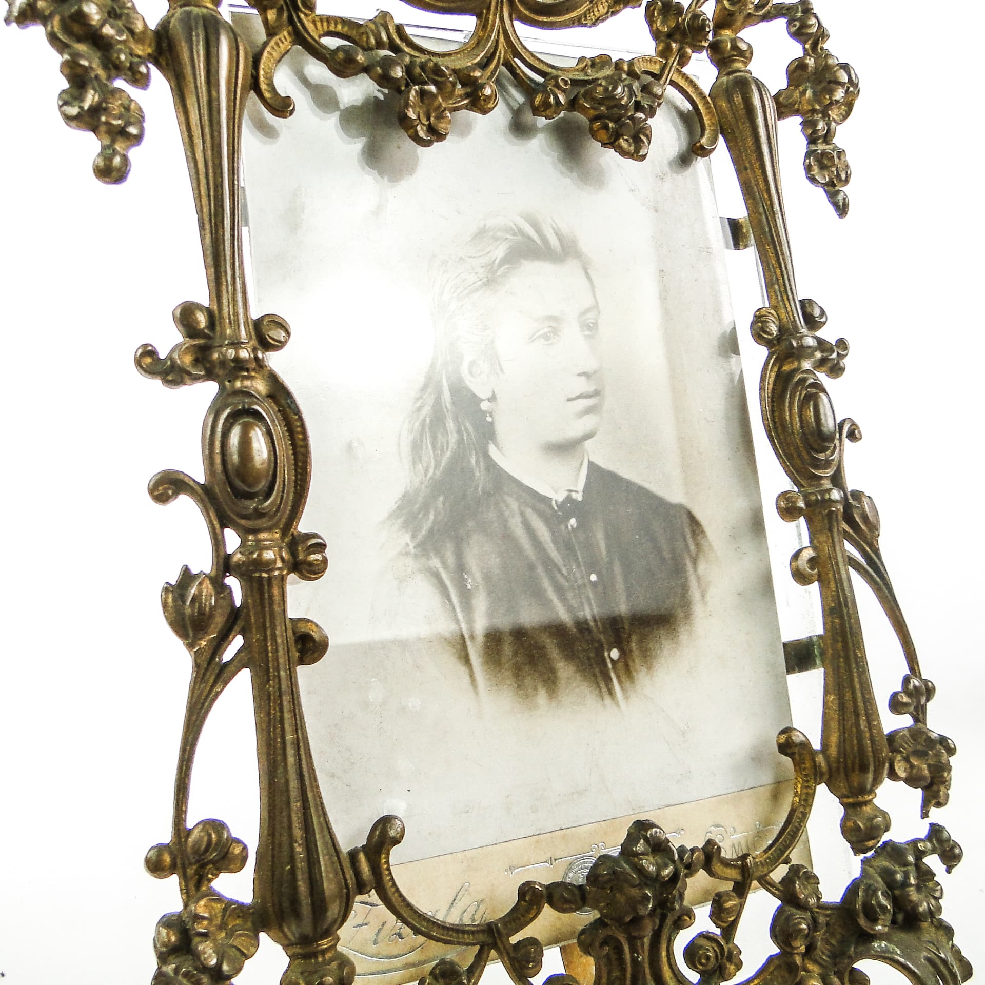Rococo photo frame, brass, France, 19th c. - 111893