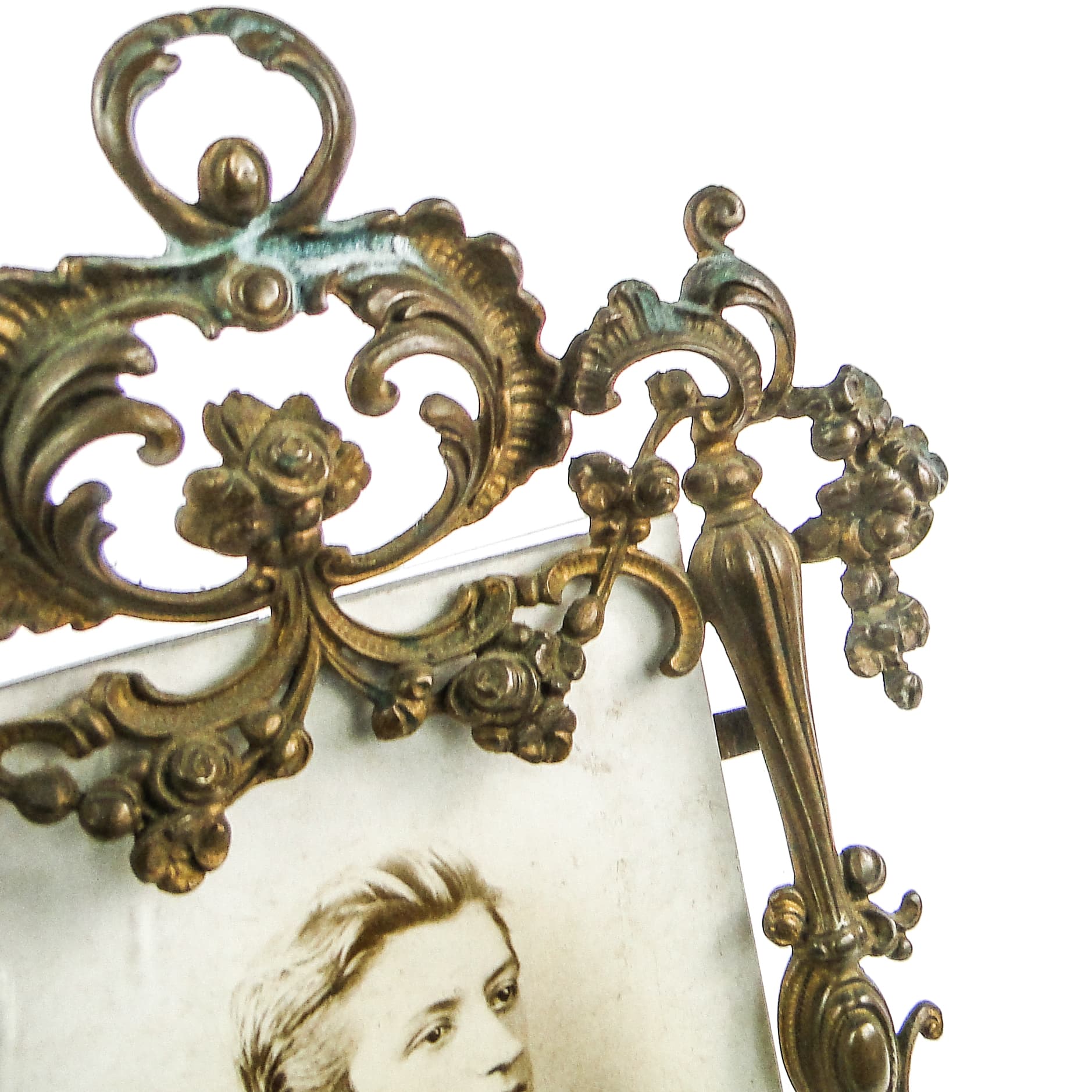 Rococo photo frame, brass, France, 19th c. - 111884