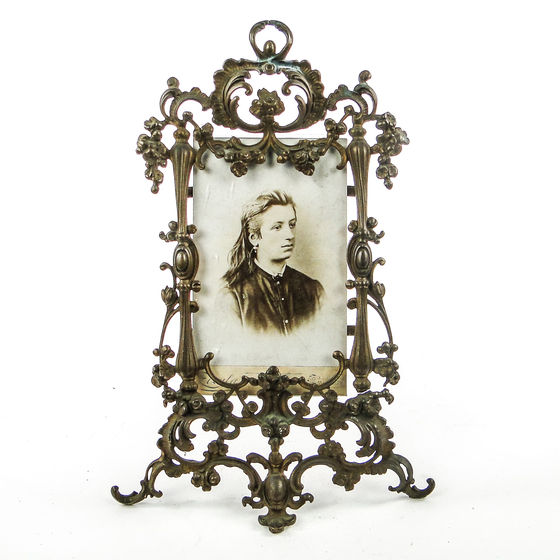 Rococo photo frame, brass, France, 19th c. - 111887