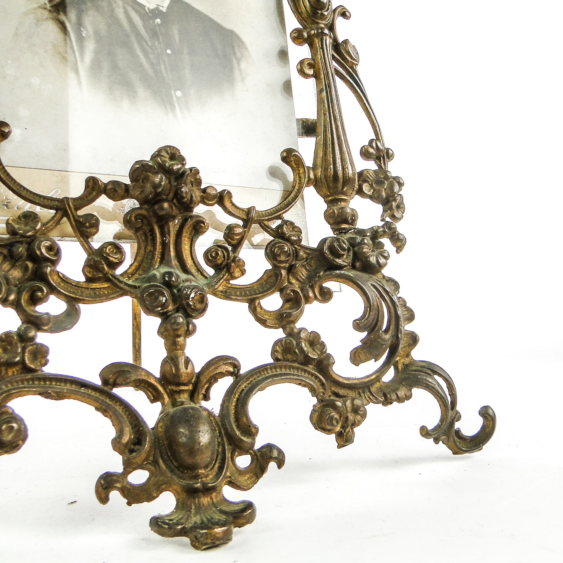 Rococo photo frame, brass, France, 19th c. - 111891