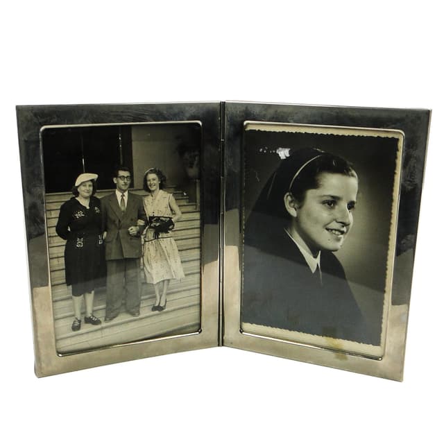 Art Deco Diptych Photo Frame, Belgium, 1950s - DIMENSION