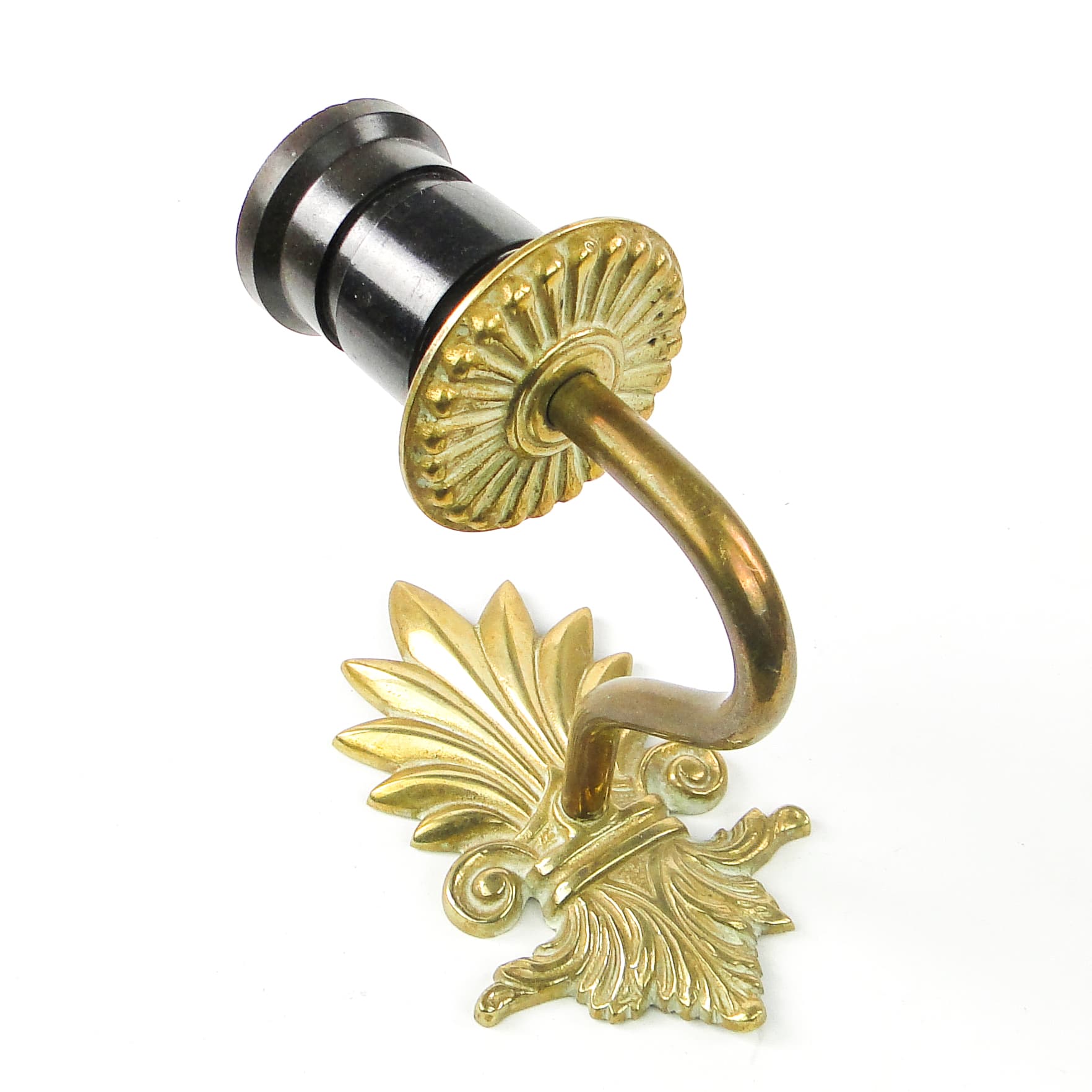 Wall sconce, Rococo, brass, Sweden, 1960s. - 111920