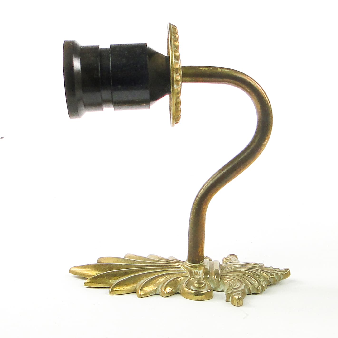 Wall sconce, Rococo, brass, Sweden, 1960s. - 111918