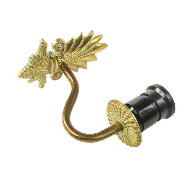 Wall sconce, Rococo, brass, Sweden, 1960s. - DIMENSION