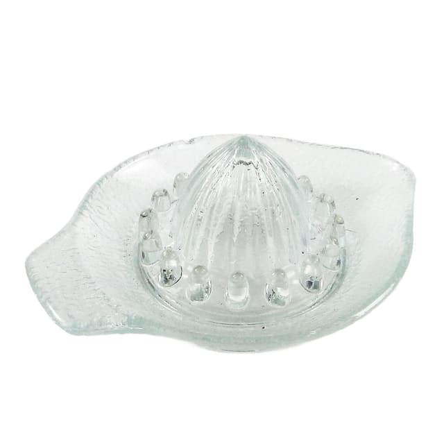 Wyciskacz do cytryn Modernizm, szkło przezroczyste, Ząbkowice, Polska, lata 70. - WYMIARY