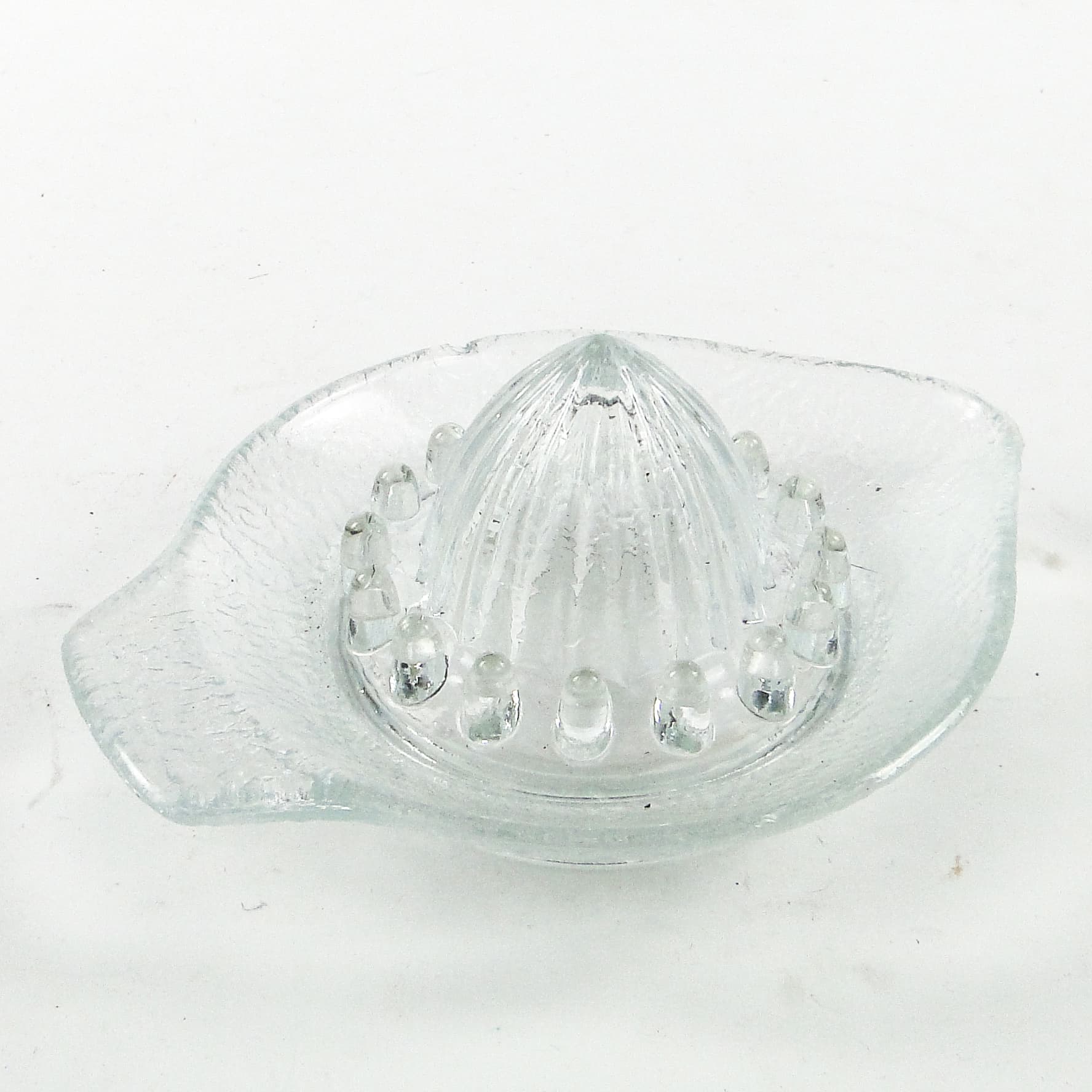 Wyciskacz do cytryn Modernizm, szkło przezroczyste, Ząbkowice, Polska, lata 70. - 111926