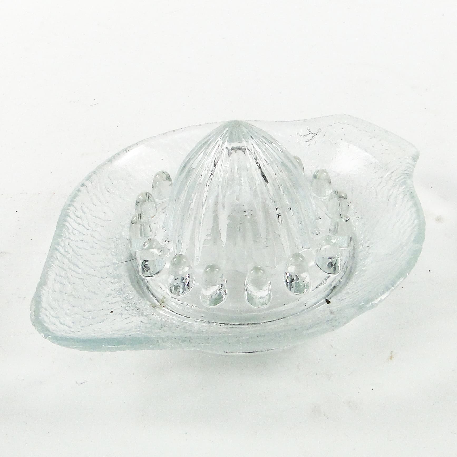 Wyciskacz do cytryn Modernizm, szkło przezroczyste, Ząbkowice, Polska, lata 70. - 111929