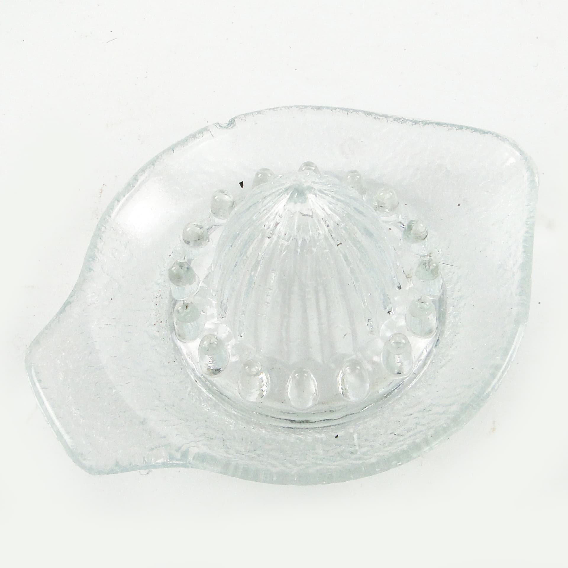 Wyciskacz do cytryn Modernizm, szkło przezroczyste, Ząbkowice, Polska, lata 70. - 111927