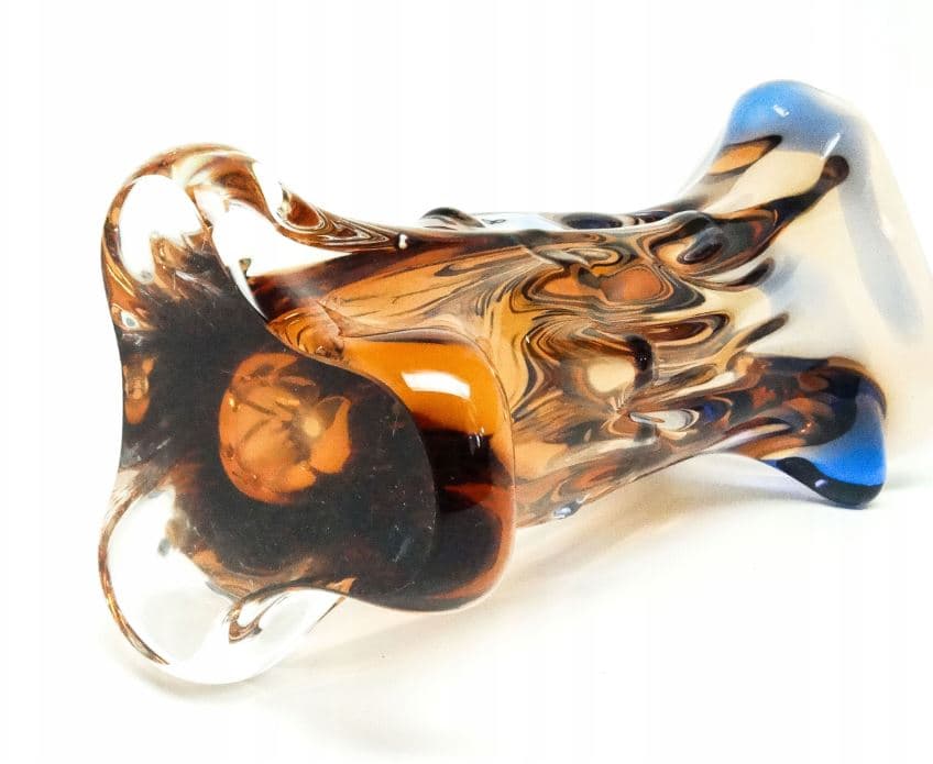 Wazon mid-century modern, szkło, proj. J. Hospodka, Czechosłowacja, lata 60. - 111961