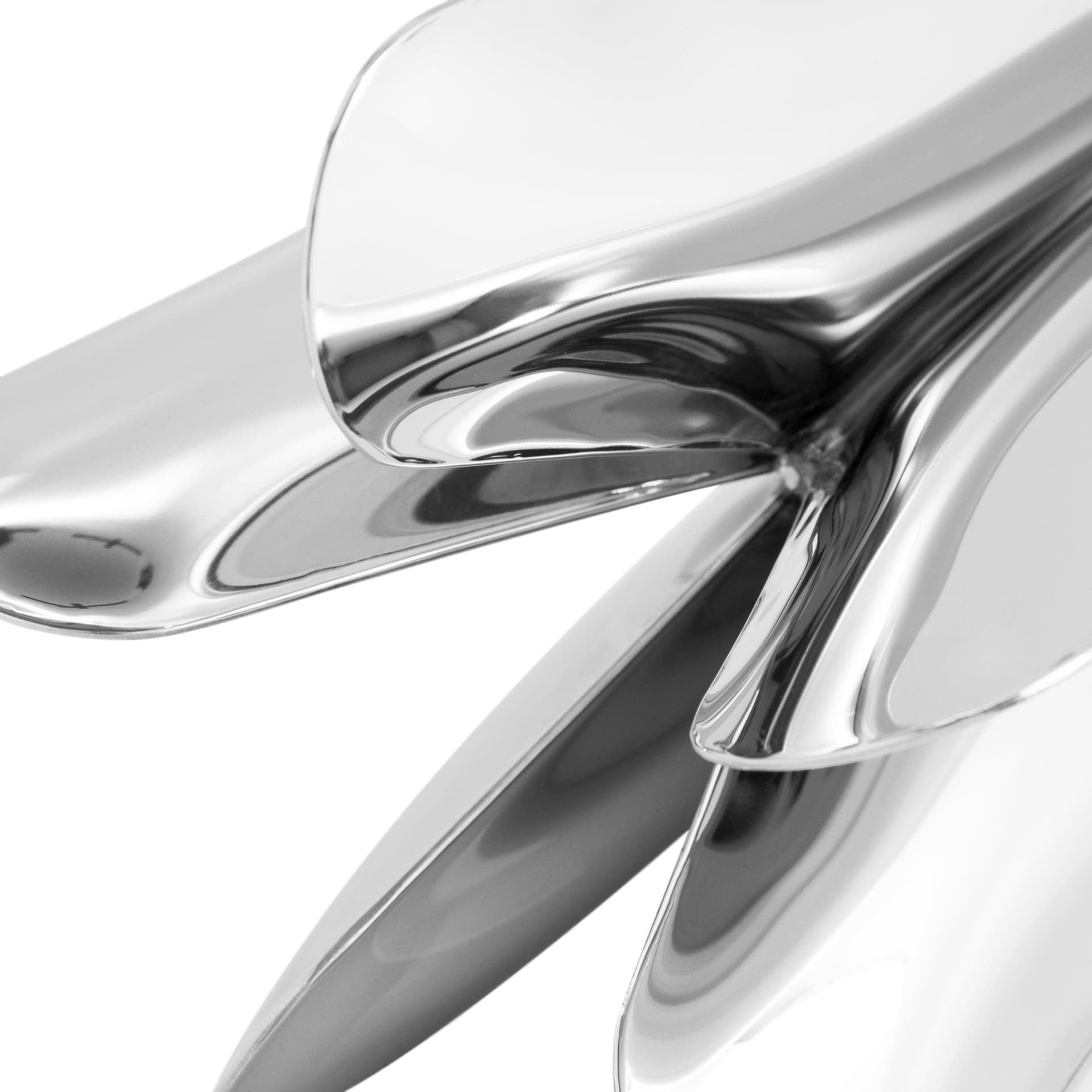 ROTATION vase, steel, silver, 15 cm, Zieta Studio - 117545