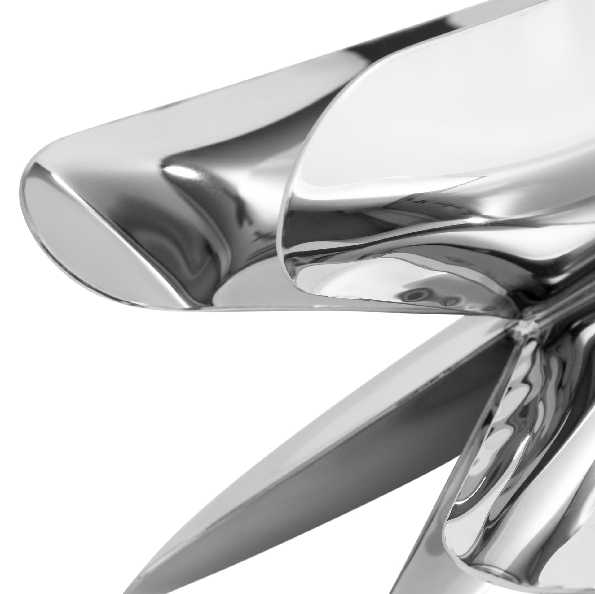 ROTATION vase, steel, silver, 15 cm, Zieta Studio - 117560