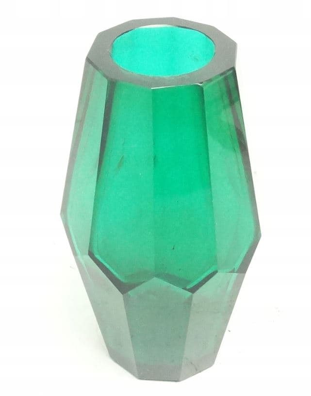 Wazon Art Deco, kryształ, Moser, Czechosłowacja, lata 30. - 112022