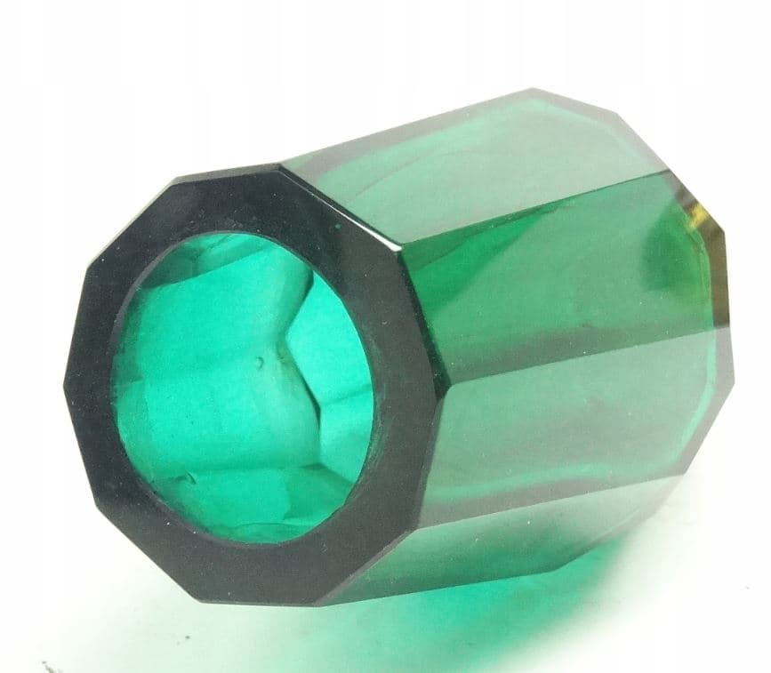 Wazon Art Deco, kryształ, Moser, Czechosłowacja, lata 30. - 112026