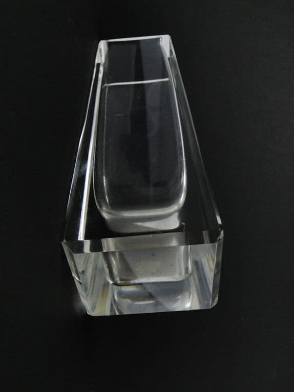 Wazon Art Deco, kryształ, Czechosłowacja, lata 30. - 112036