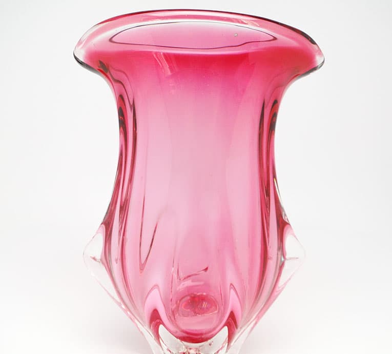 Wazon mid-century modern, szkło, proj. J. Hospodka, Czechosłowacja, lata 60. - 112079