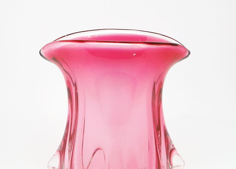 Wazon mid-century modern, szkło, proj. J. Hospodka, Czechosłowacja, lata 60. - 112080