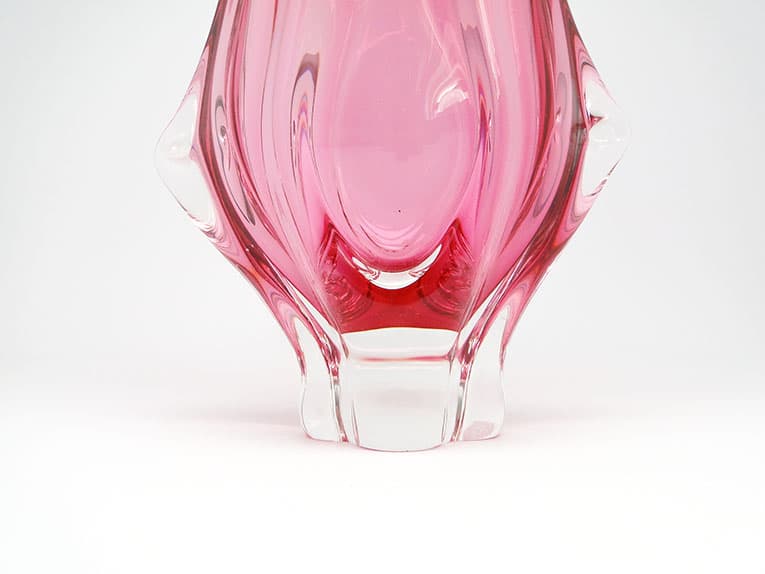 Wazon mid-century modern, szkło, proj. J. Hospodka, Czechosłowacja, lata 60. - 112078