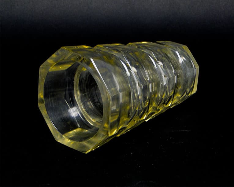 Wazon Art Deco, kryształ, proj. J. Hoffmann, Czechosłowacja, lata 30. - 112131