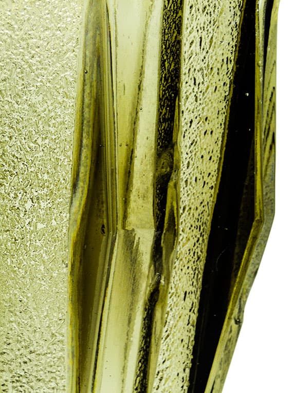 Wazon mid-century modern, szkło prasowane, Val Saint Lambert, Belgia, lata 50. - 112139