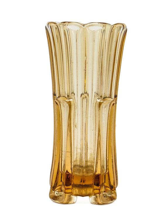 Wazon Mid-century modern, szkło rozalinowe, Polska, lata 50.