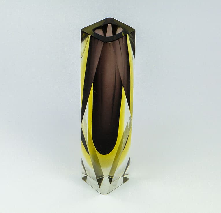 Wazon Sommerso, mid-century modern, szkło, Włochy, lata 50. - 112188