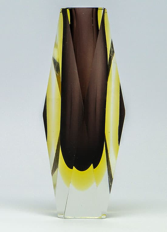 Wazon Sommerso, mid-century modern, szkło, Włochy, lata 50. - 112186