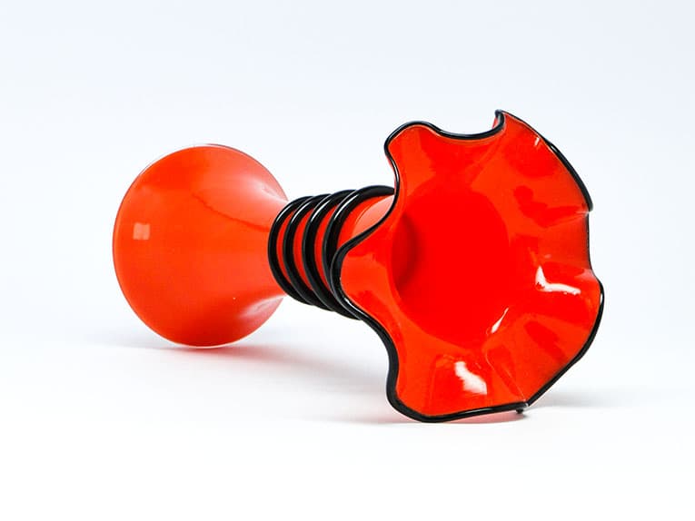 Wazon Tango, Art Deco, szkło, Kralik, Czechosłowacja, lata 30. - 112194