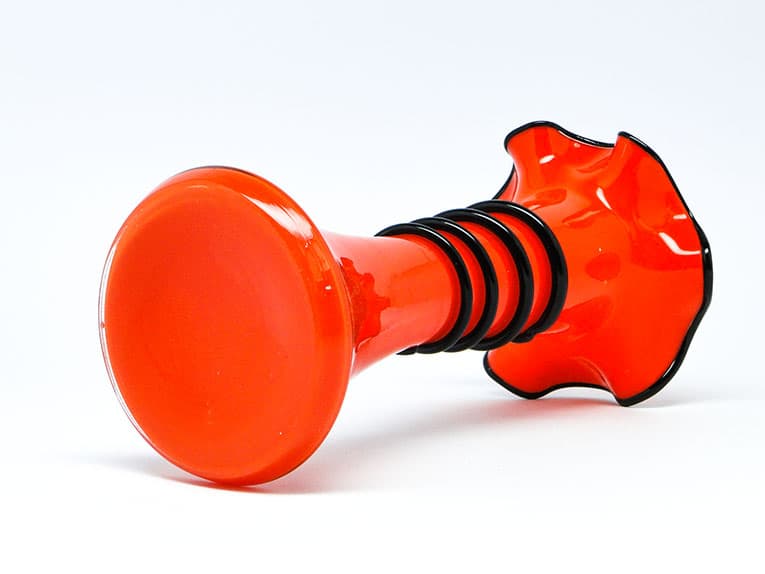 Wazon Tango, Art Deco, szkło, Kralik, Czechosłowacja, lata 30. - 112195