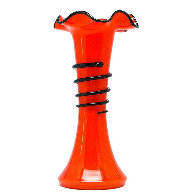 Wazon Tango, Art Deco, szkło, Kralik, Czechosłowacja, lata 30.