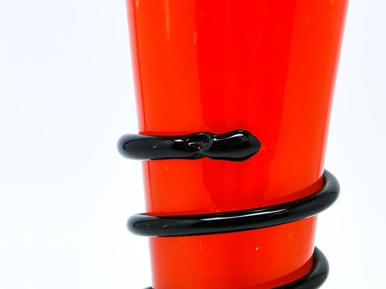 Wazon Tango, Art Deco, szkło, Kralik, Czechosłowacja, lata 30. - 112198