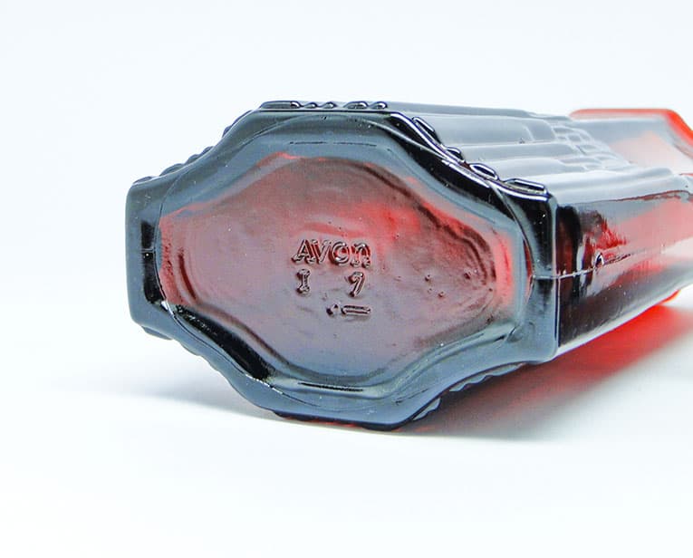 Para wazonów Modernizm, szkło czerwone, Francja, lata 80. - 112213