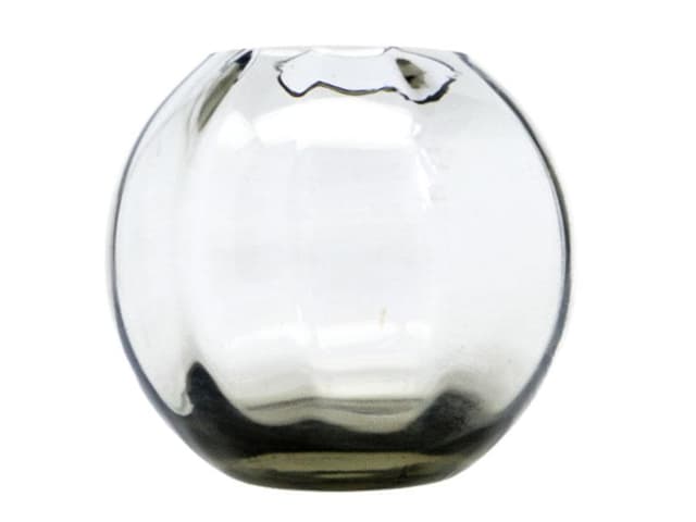 Wazon kula Art Deco, szkło, Huta Niemen, Polska, lata 30. - WYMIARY