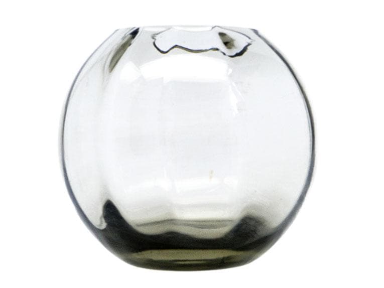 Wazon kula Art Deco, szkło, Huta Niemen, Polska, lata 30.