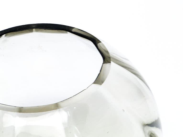 Wazon kula Art Deco, szkło, Huta Niemen, Polska, lata 30. - 112257