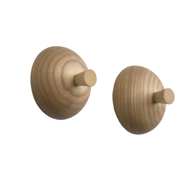 Zestaw dwóch haków ściennych Buste, beżowy, proj. Maria Jeglińska-Adamczewska, GestGest - WYMIARY