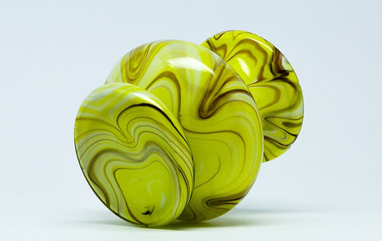 Wazon Art Deco, szkło, Czechosłowacja, lata 30. - 112290