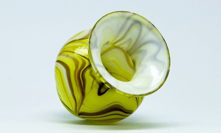 Wazon Art Deco, szkło, Czechosłowacja, lata 30. - 112291