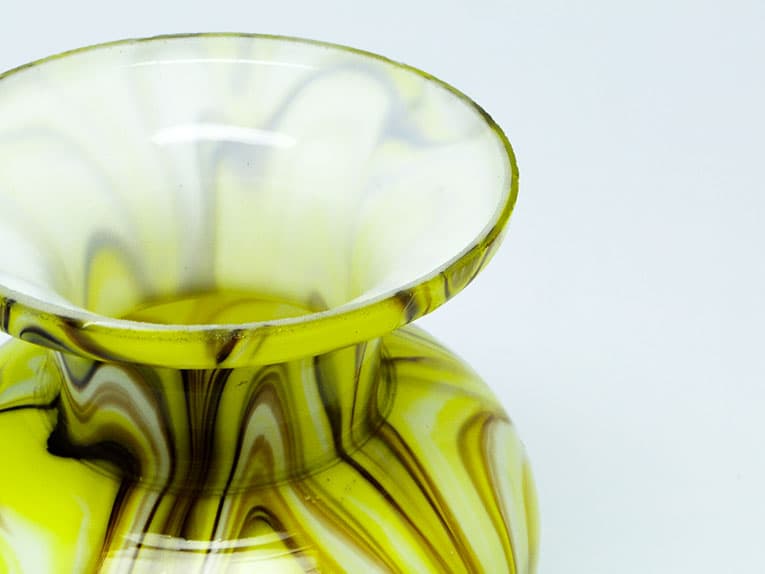 Wazon Art Deco, szkło, Czechosłowacja, lata 30. - 112293