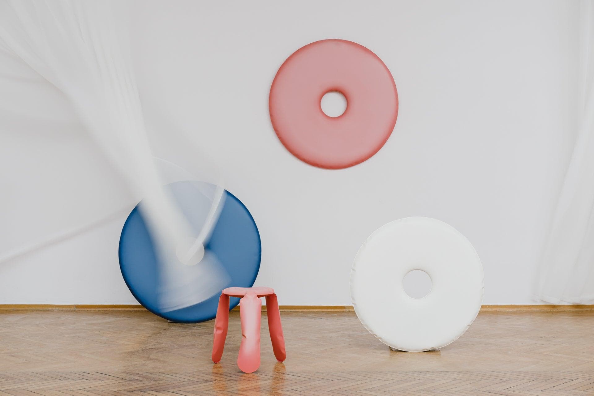 Lustro ścienne RONDO mat białe 150 cm, Zieta Studio - 117401