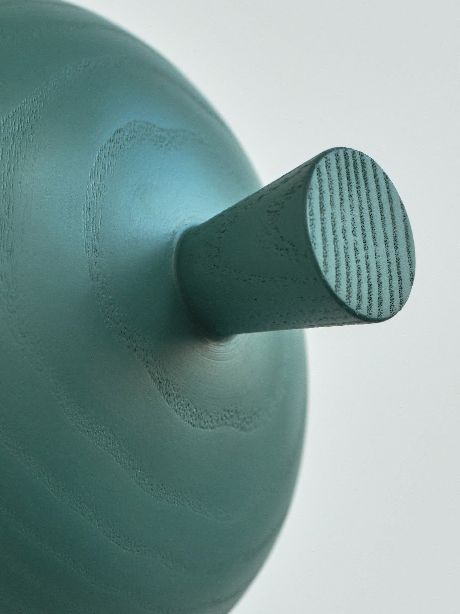 Zestaw dwóch haków ściennych Buste, turkusowy, proj. Maria Jeglińska-Adamczewska, GestGest - 112358